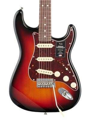 Fender American Professional II Stratocaster Guitar Rosewood with Case Body View